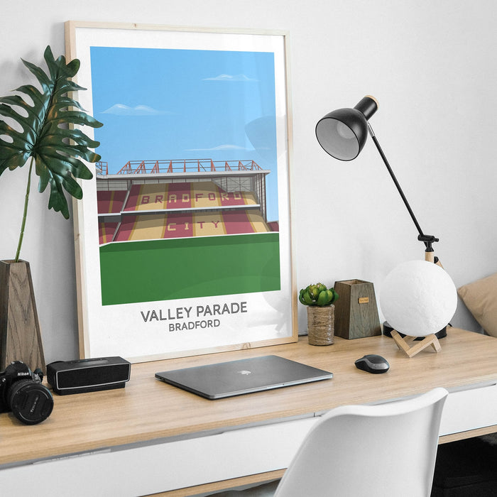 Valley Parade Poster - Goal Prints
