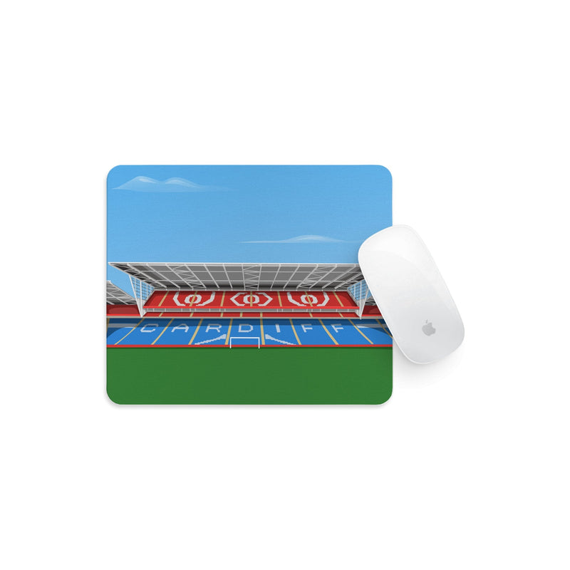 principality stadium vector art mouse mat wales gift