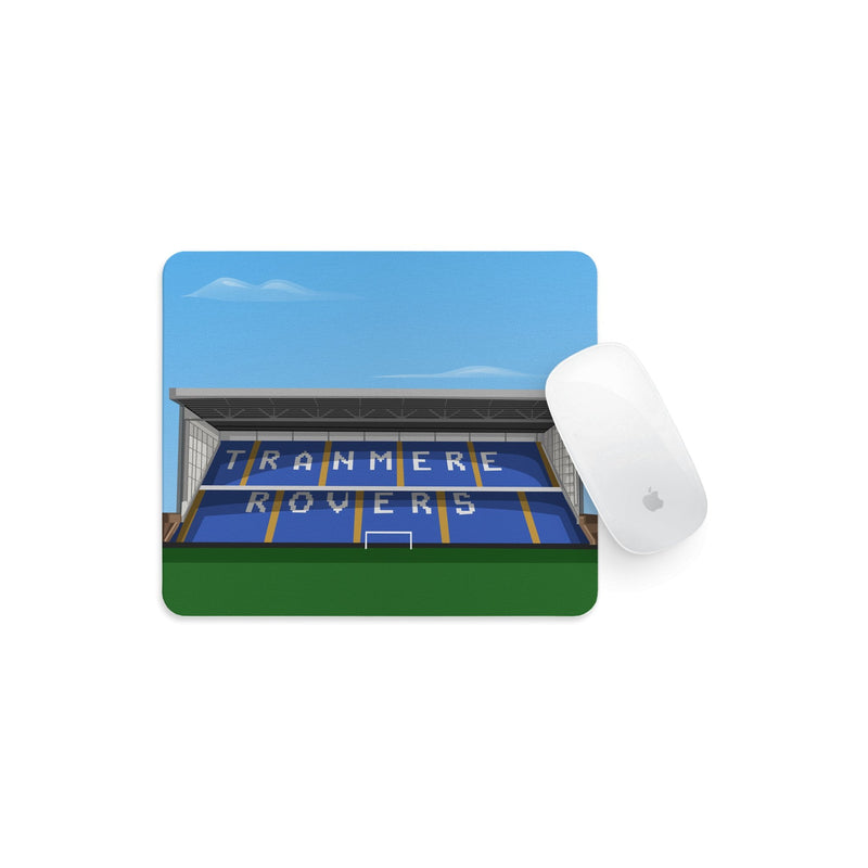 prenton park stadium vector art mouse mat tranmere rovers gift