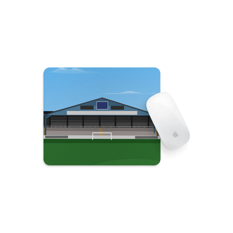 brunton park stadium vector art mouse mat carlisle united gift