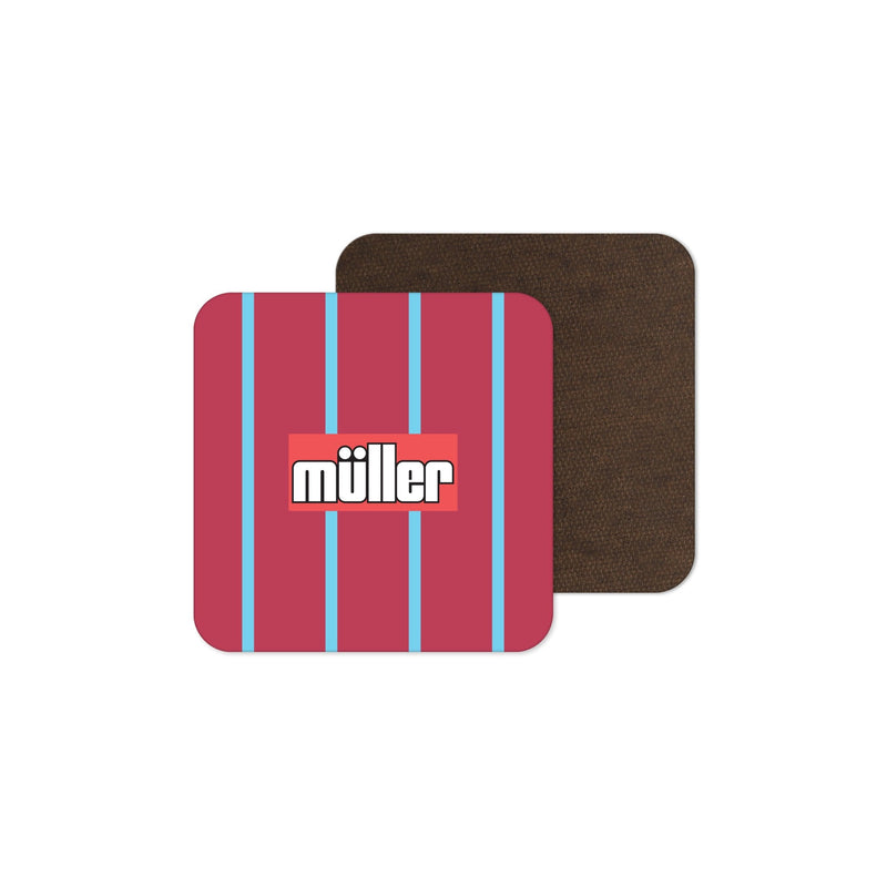 aston villa 1994 home retro coaster kit design | Perfect Gift