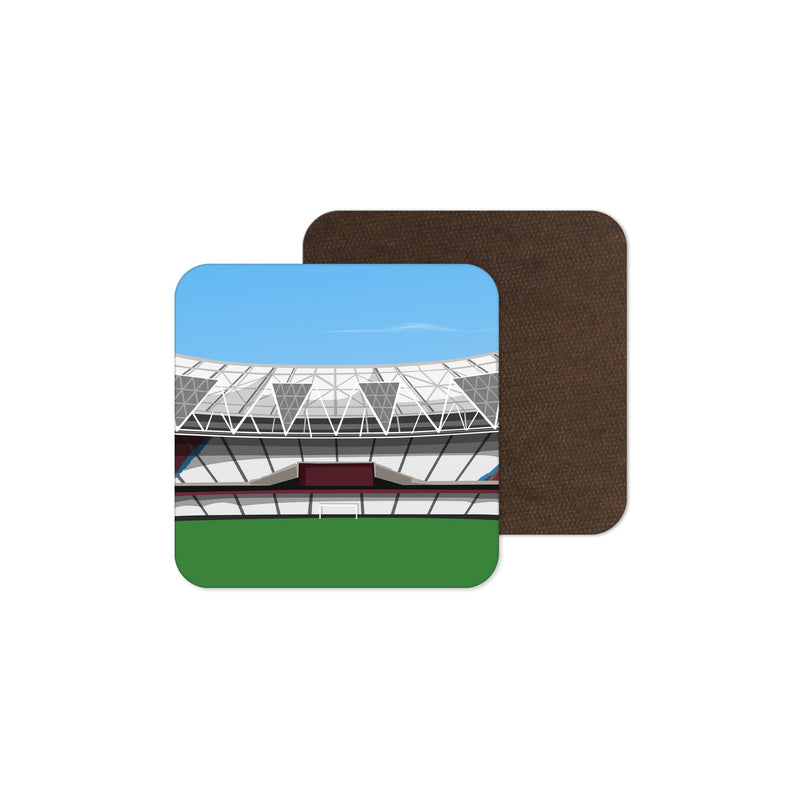 london stadium vector art coaster west ham gift