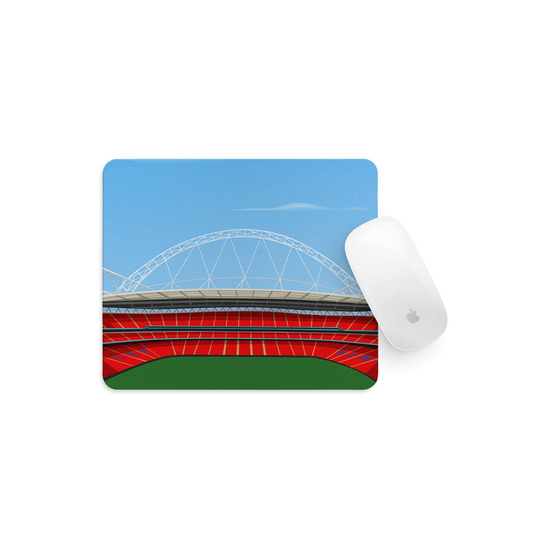wembley stadium vector art mouse mat england gift