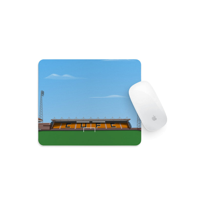 abbey stadium vector art mouse mat cambridge united gift