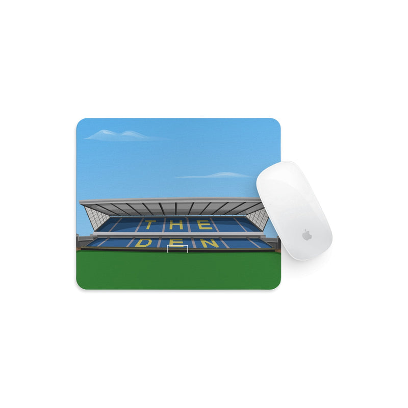 the den stadium vector art mouse mat millwall gift