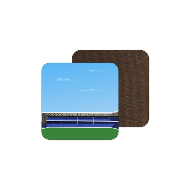 goodison park stadium vector art coaster everton gift