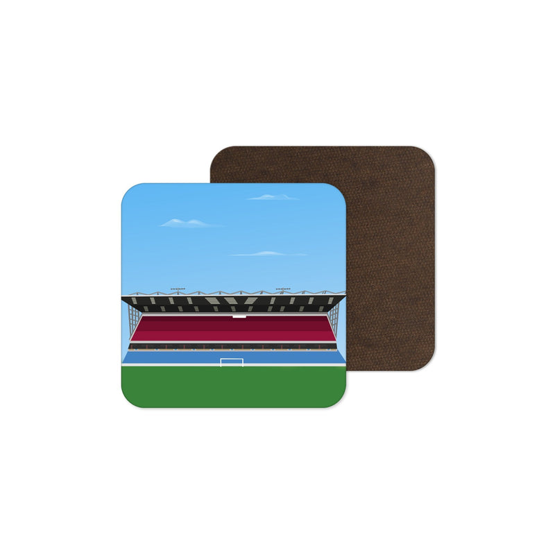 turf moor stadium vector art coaster burnley gift