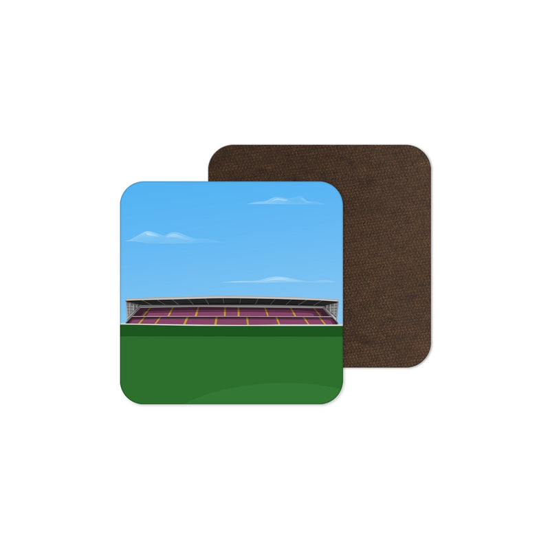 sixfields stadium vector art coaster northampton town gift