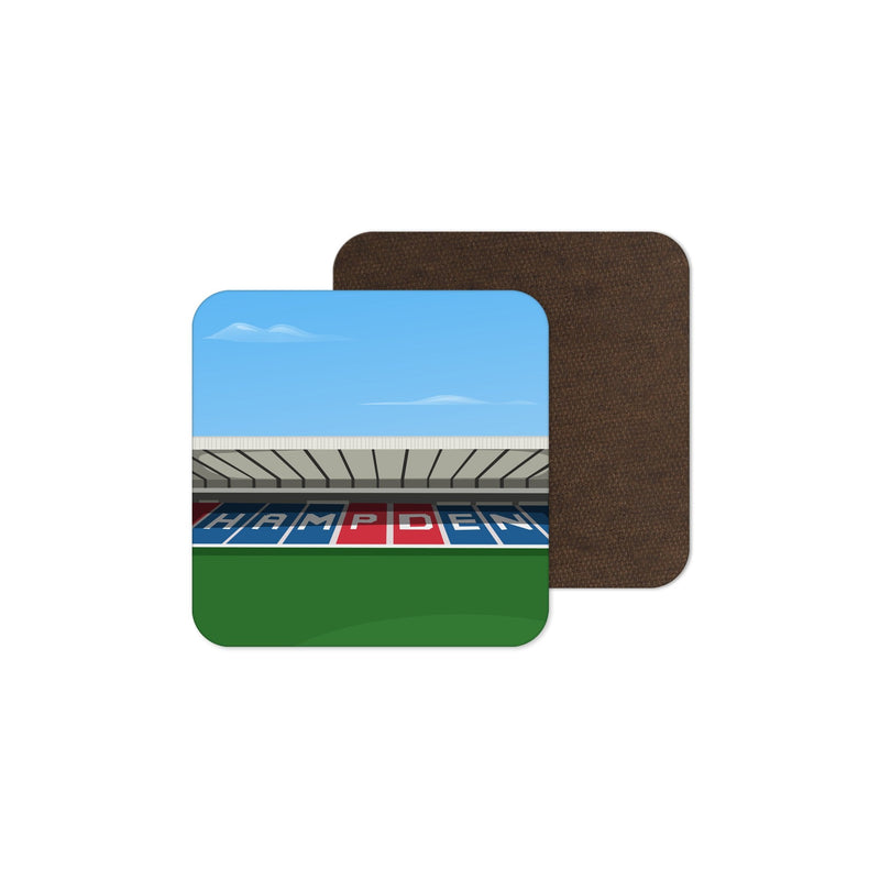 hampden park stadium vector art coaster scotland gift