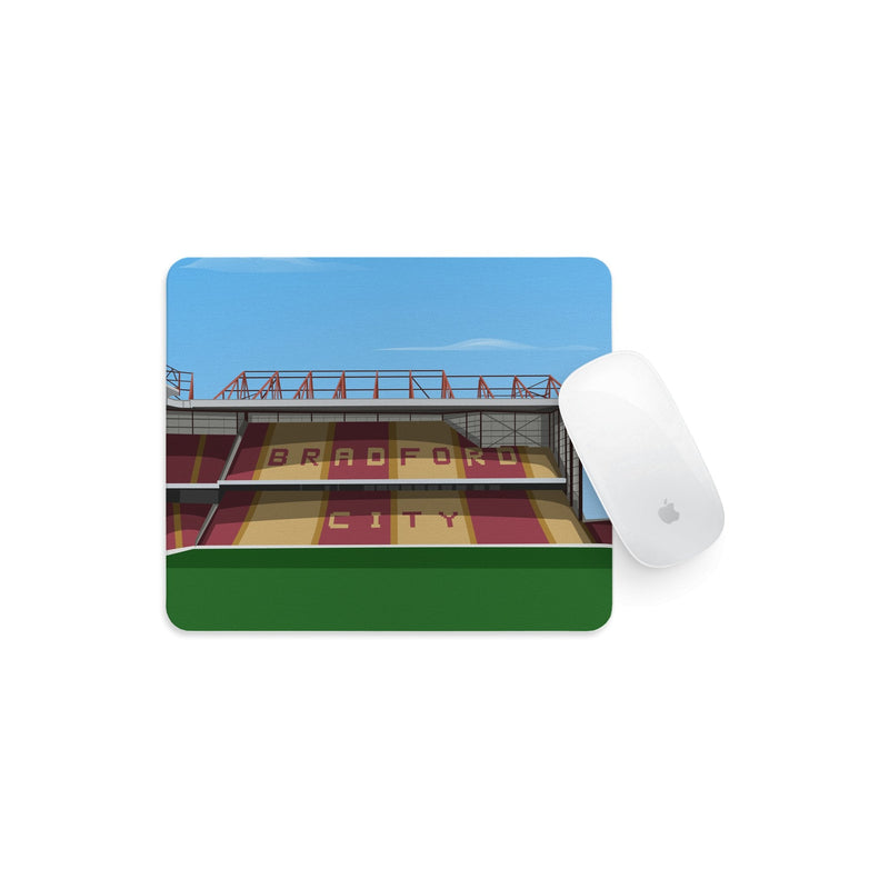 valley parade stadium vector art mouse mat bradford city gift