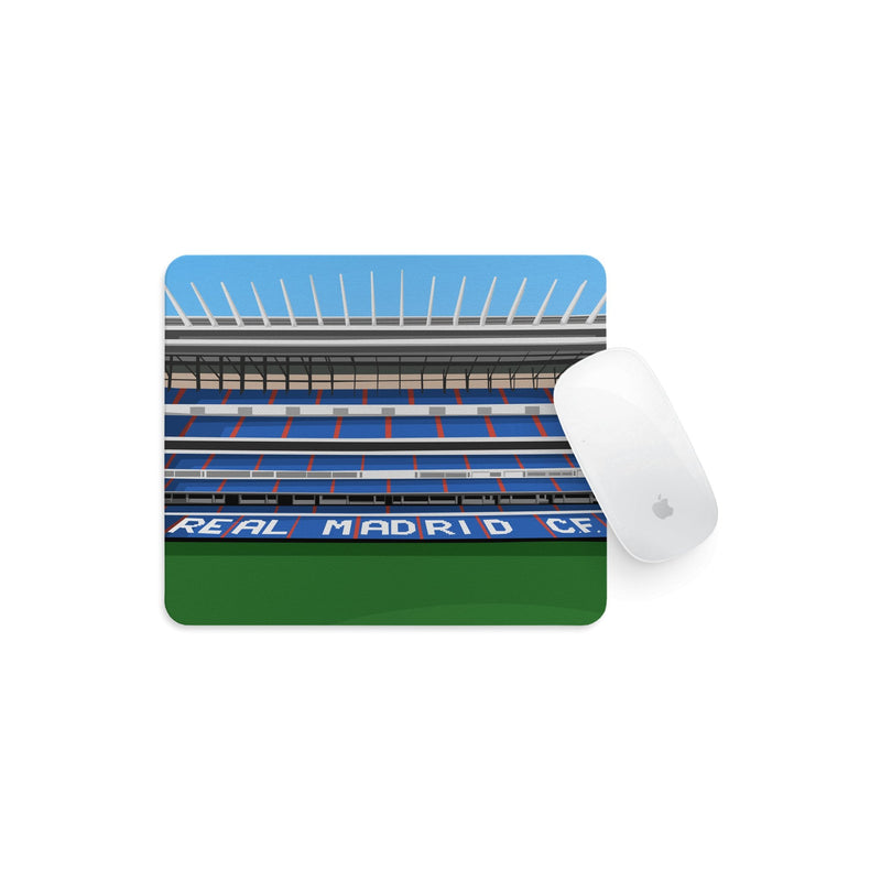 santiago bernabéu stadium vector art mouse mat real madrid gift