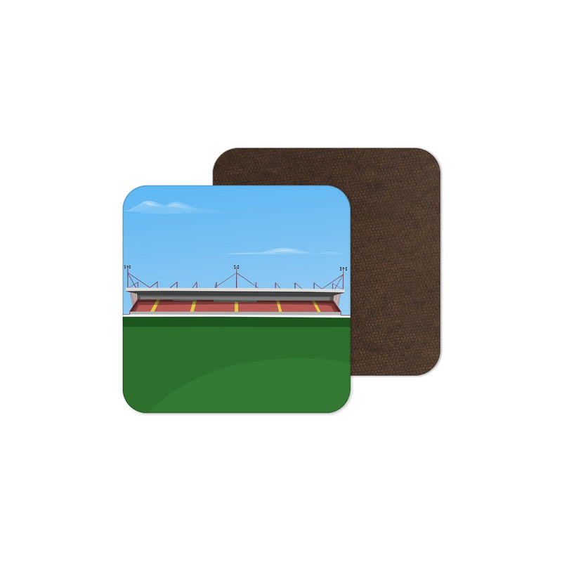 broadfield stadium vector art coaster crawley town gift