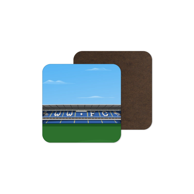 adams park stadium vector art coaster wycombe wanderers gift