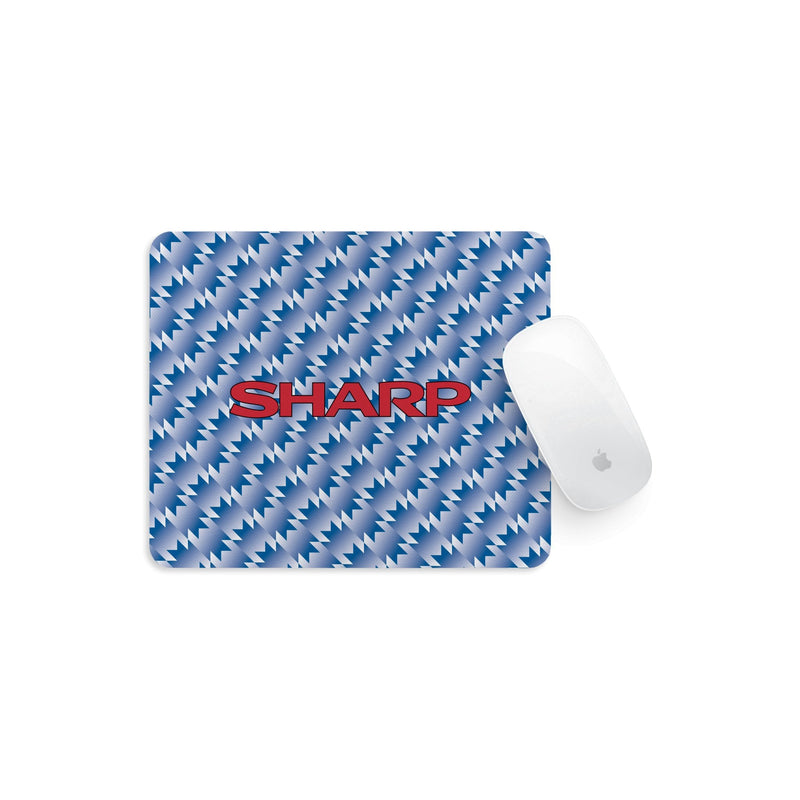 manchester united 1990 away retro mouse mat kit design