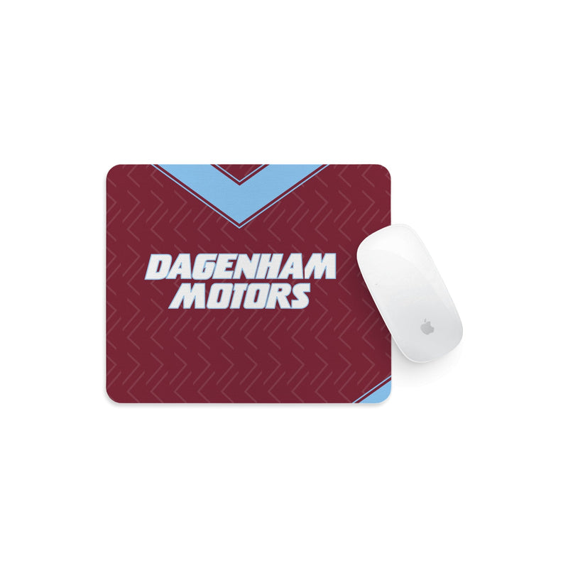 west ham 1993 home retro mouse mat kit design