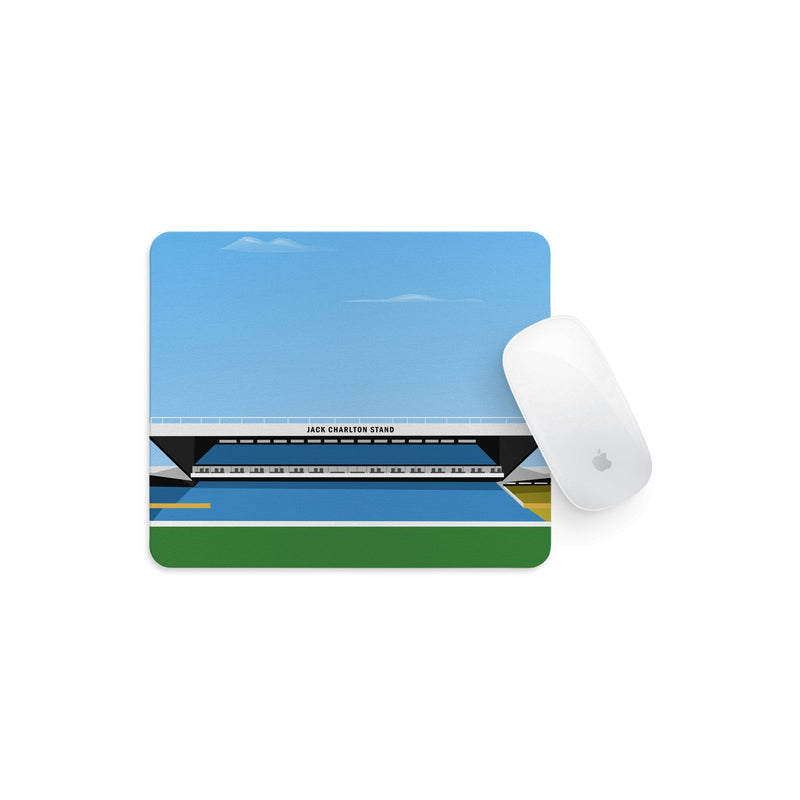 elland road stadium vector art mouse mat leeds united gift