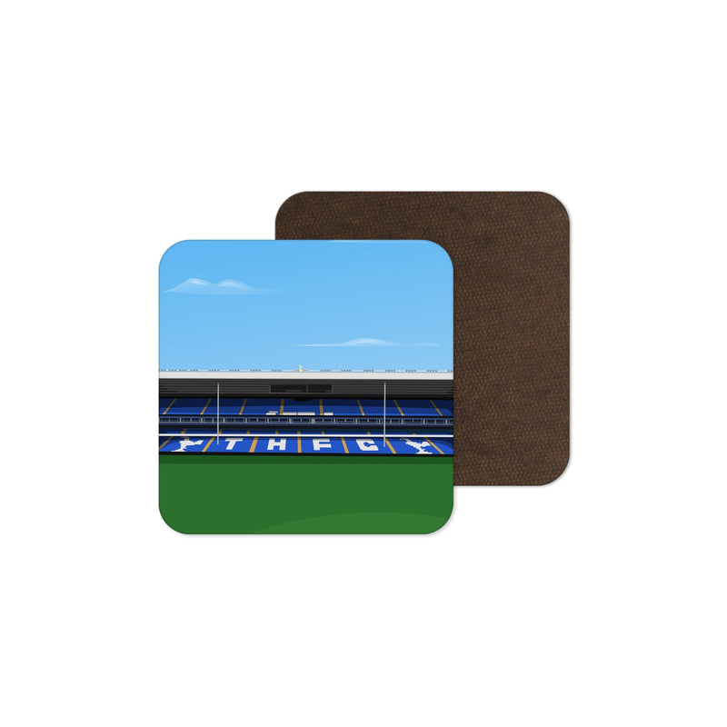 white hart lane stadium vector art coaster tottenham hotspur gift