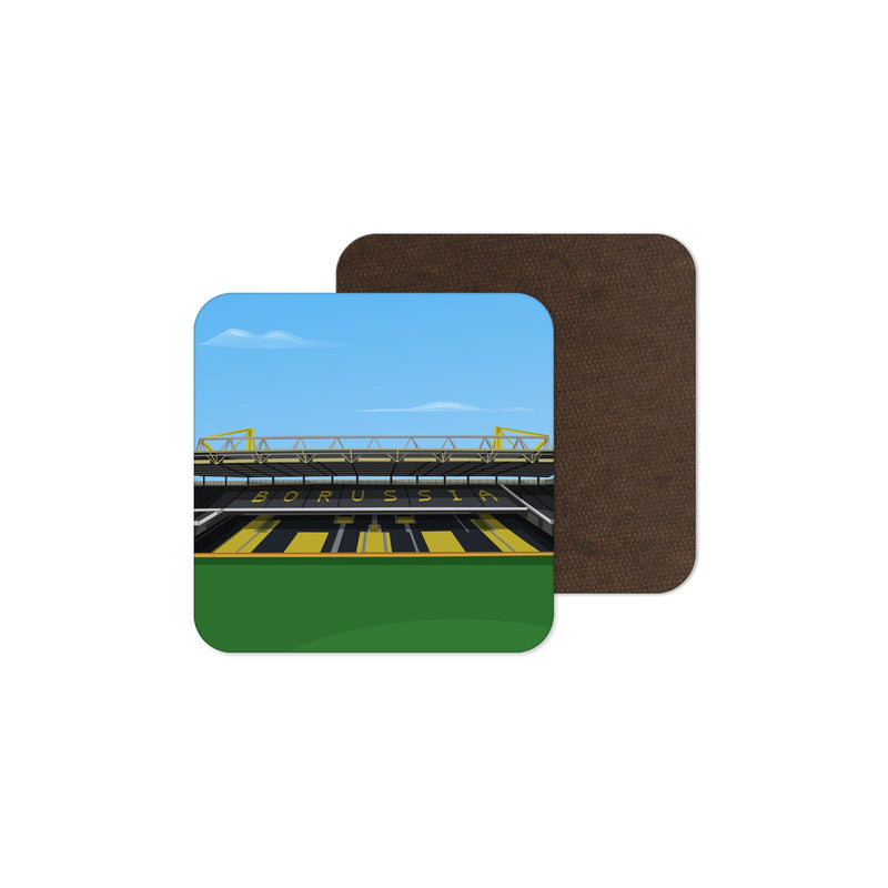 signal iduna park stadium vector art coaster borussia dortmund gift