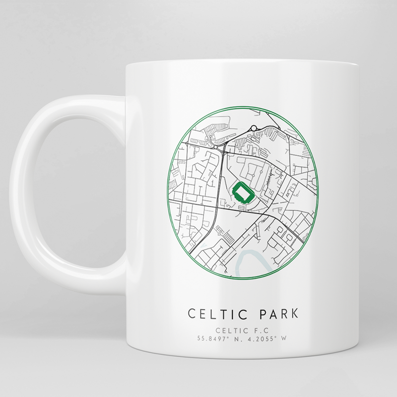 Celtic Park Map Mug