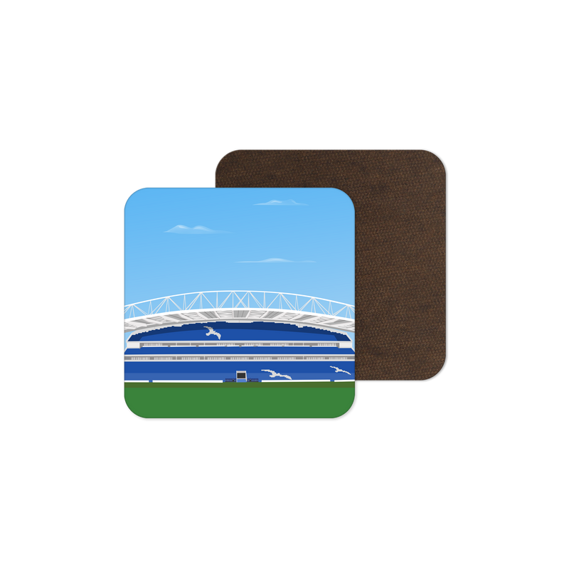 amex stadium vector art coaster brighton gift