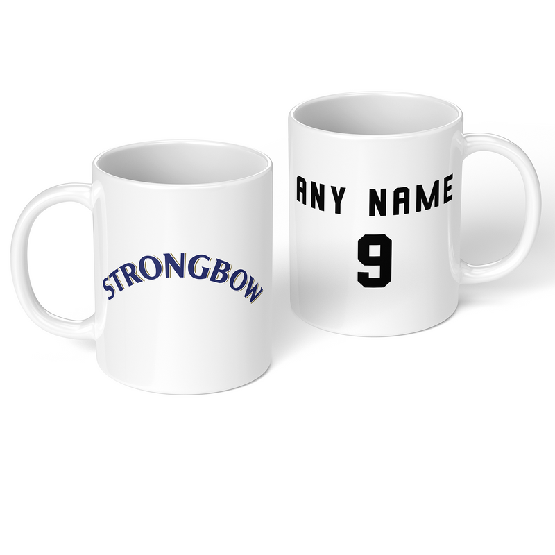 personalised leeds 2001 home personalised kit ceramic mug name number