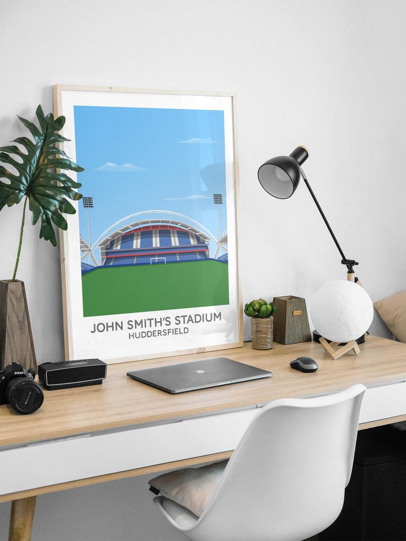 huddersfield town john smith's stadium poster
