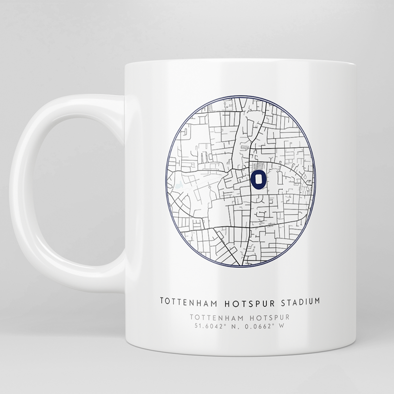 tottenham hotspur stadium map mug tottenham hotspur gift