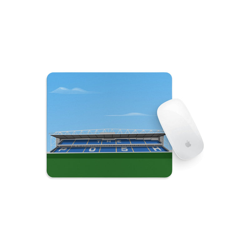weston homes stadium vector art mouse mat peterborough gift