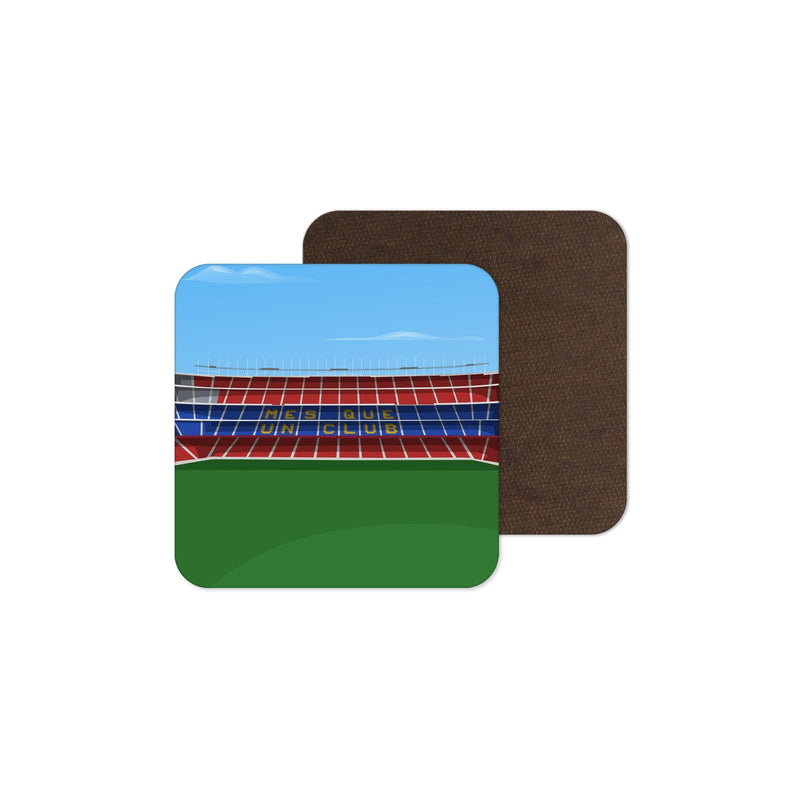 camp nou stadium vector art coaster barcelona gift