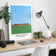 cambridge united abbey stadium poster