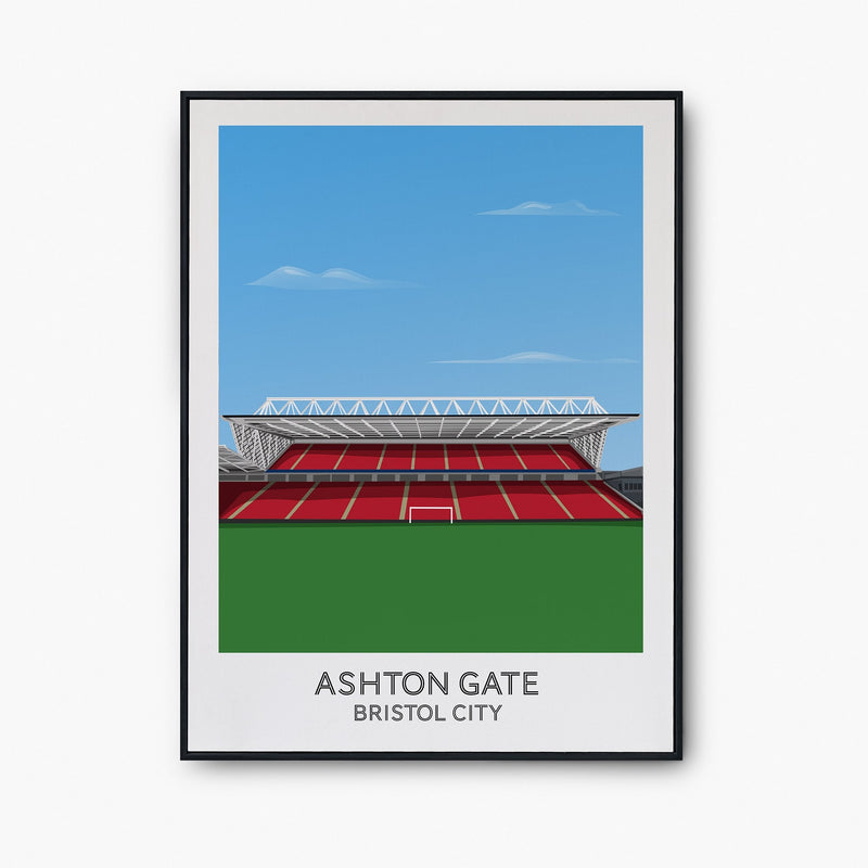 Ashton Gate Poster - Goal Prints
