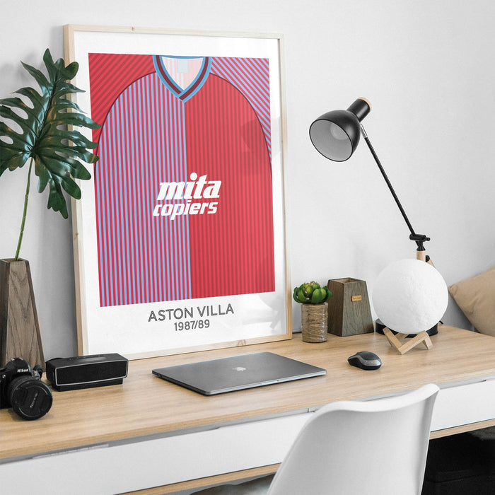 Aston Villa Kit Print 