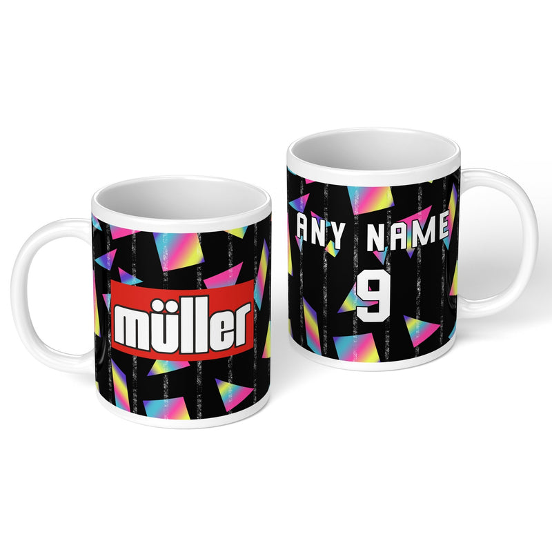 personalised aston villa 1993 goalkeeper kit ceramic mug name number