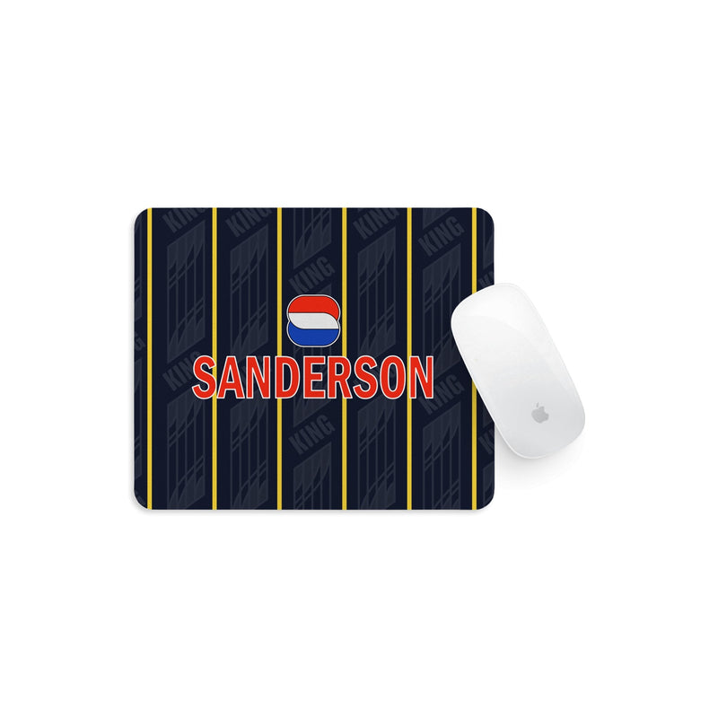 sheffield wednesday 1993 away retro mouse mat kit design