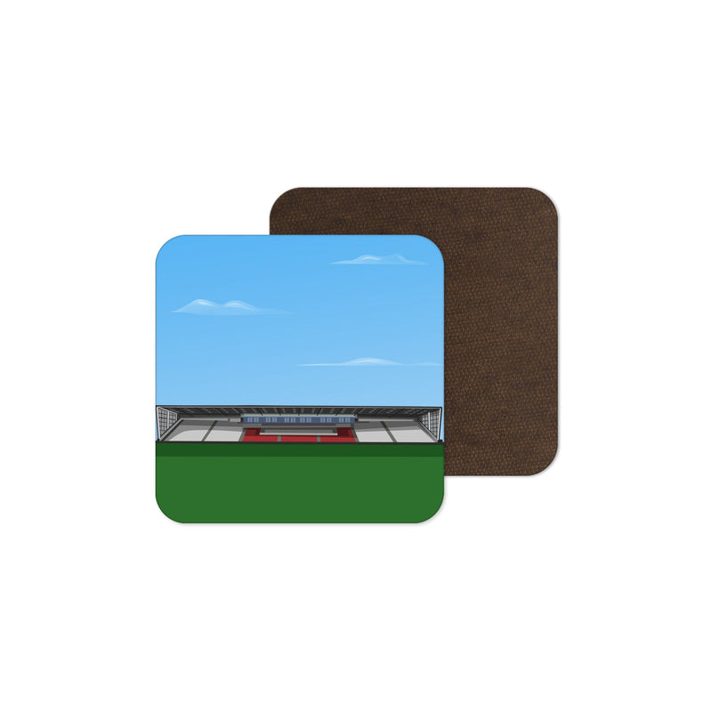 mazuma stadium vector art coaster morecambe gift