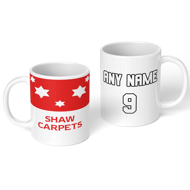 personalised barnsley 1989 personalised kit ceramic mug name number