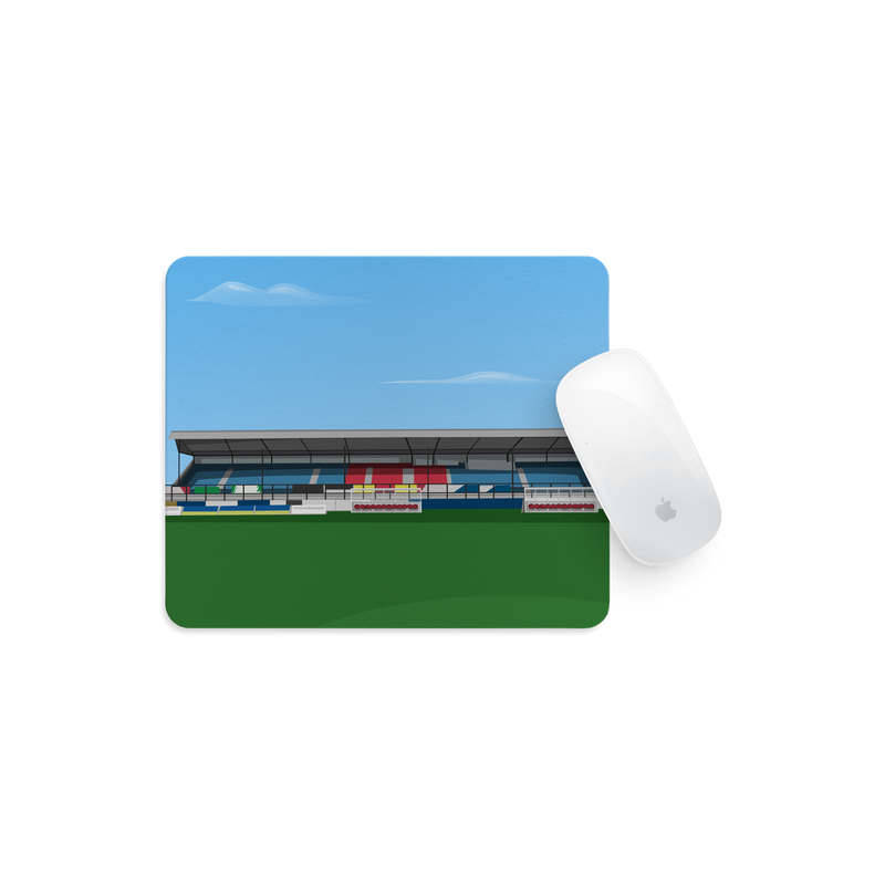 gander green lane stadium vector art mouse mat sutton united gift