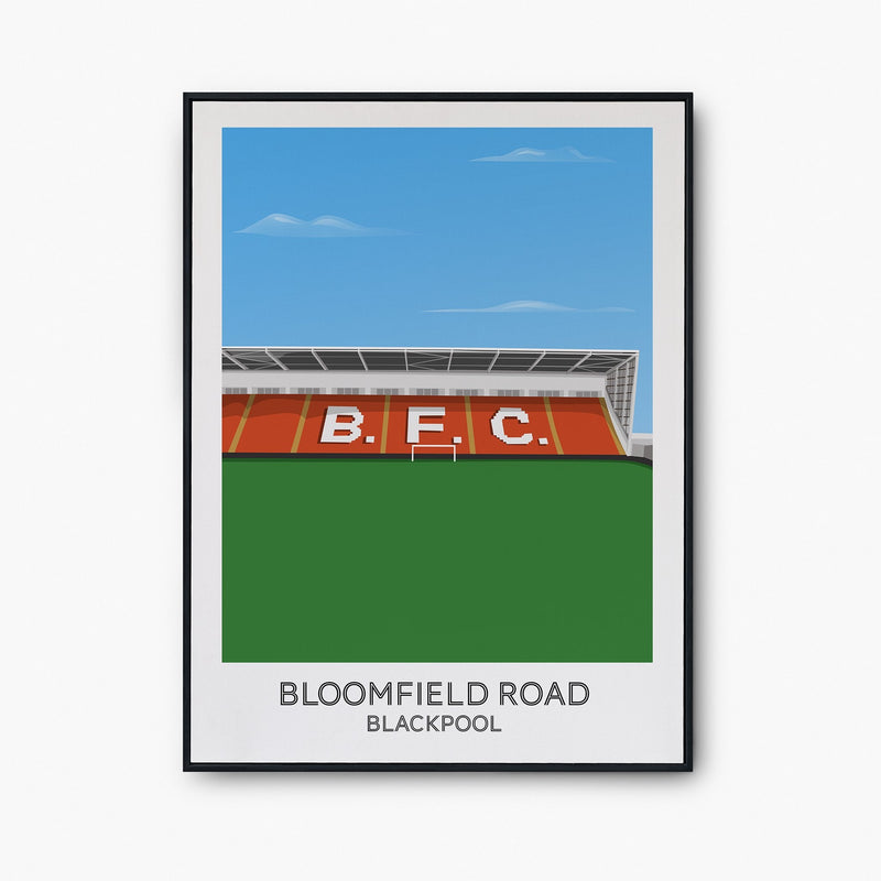 Bloomfield Road Poster - Goal Prints