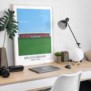 west ham united boleyn ground stadium poster