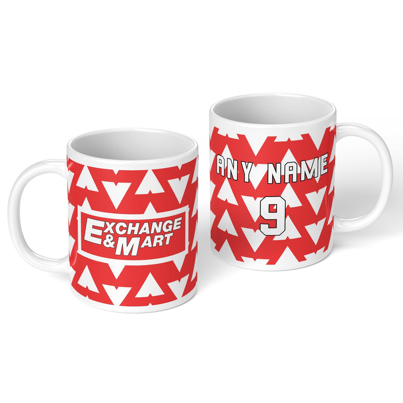 personalised bournemouth 1998 personalised kit ceramic mug name number