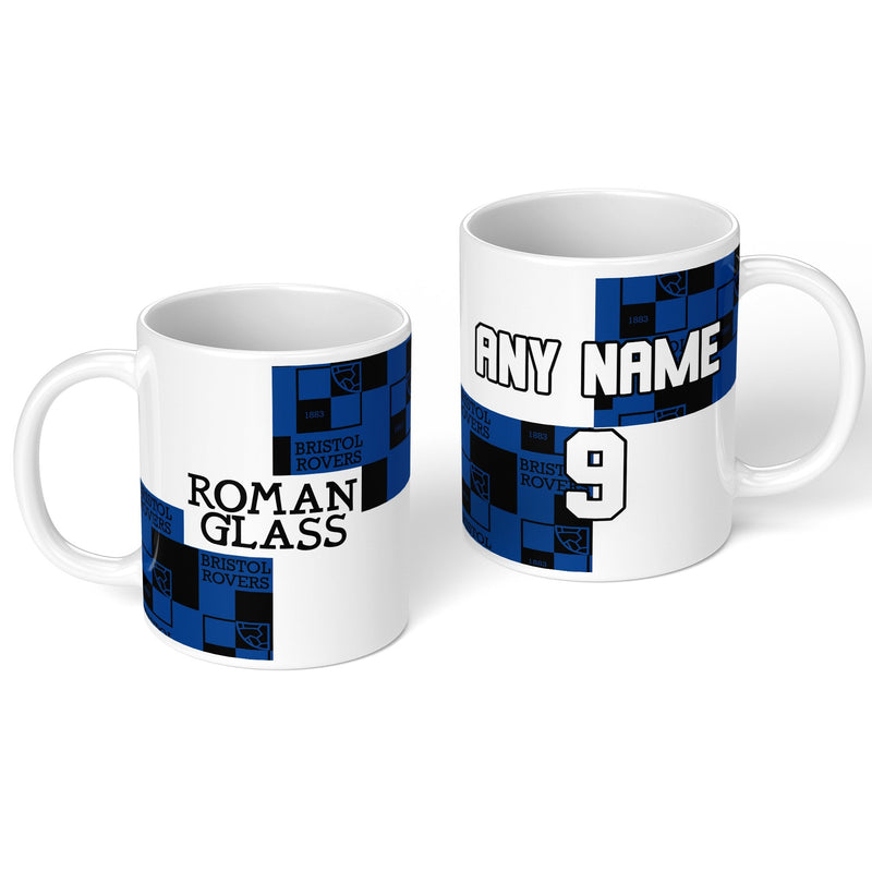 personalised bristol rovers 1995 personalised kit ceramic mug name number