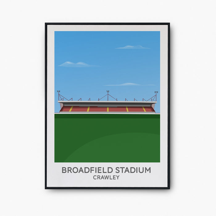 Broadfield Stadium Poster - Goal Prints