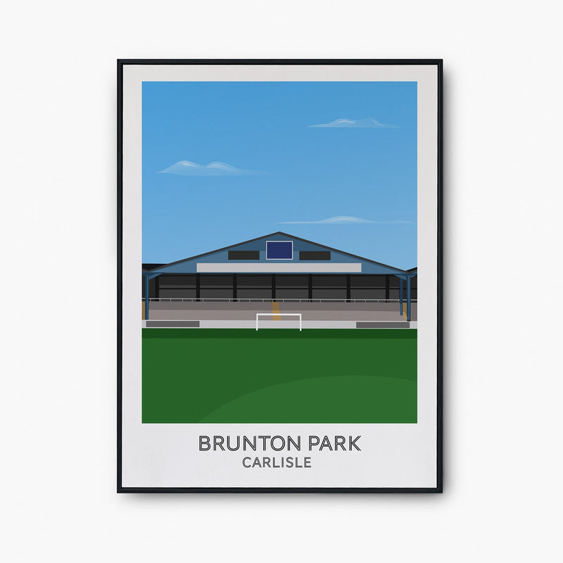 Brunton Park Poster - Goal Prints