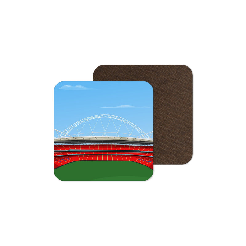 wembley stadium vector art coaster england gift