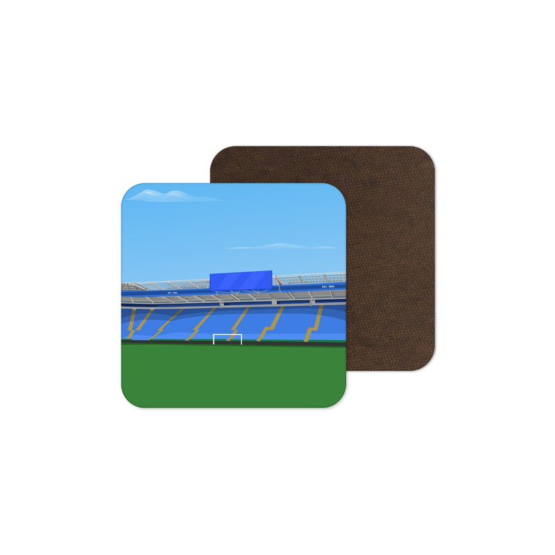 king power stadium vector art coaster leicester city gift