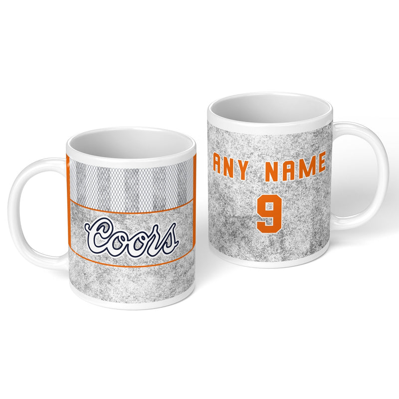 personalised chelsea 1995 personalised kit ceramic mug name number