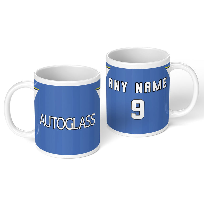 personalised chelsea 1997 personalised kit ceramic mug name number