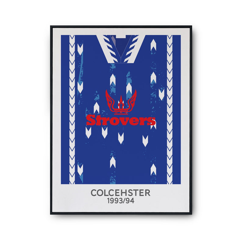 Colchester 1993 Retro Print