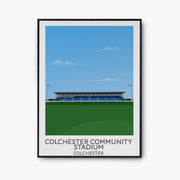 Colchester Community Stadium Poster - Goal Prints