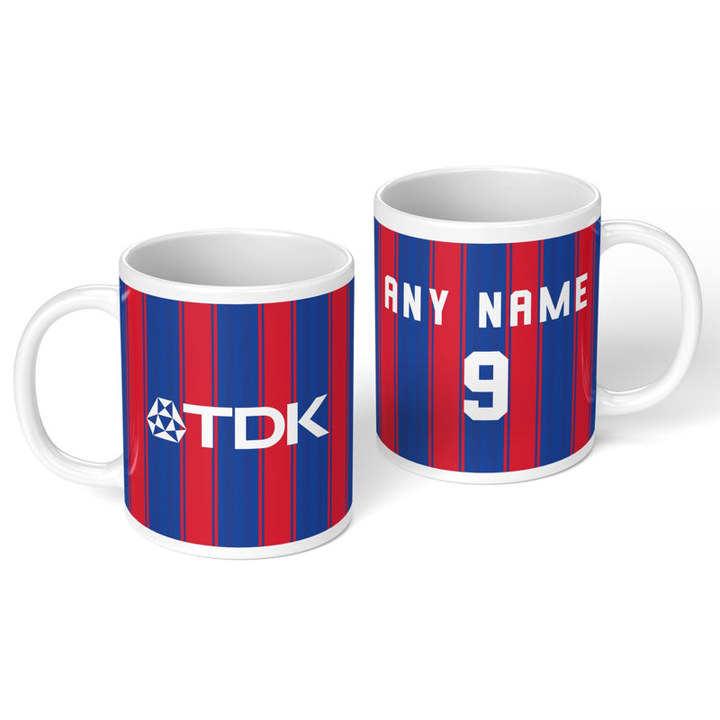 personalised crystal palace 1996 personalised kit ceramic mug name number